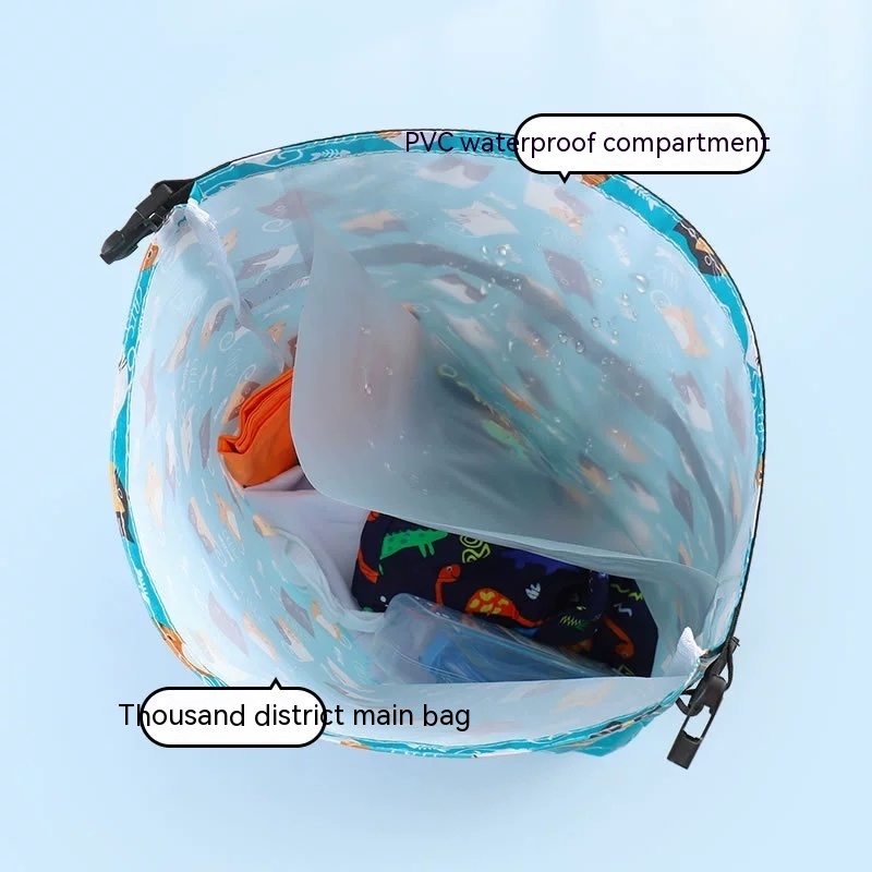 Balo Dây Rút Cỡ Lớn Chống Thấm Nước Đựng Đồ Khô / Ướt Tiện Dụng