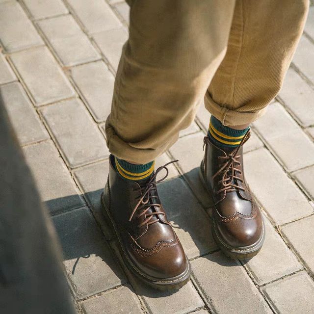 Giày da bò nữ Vintage