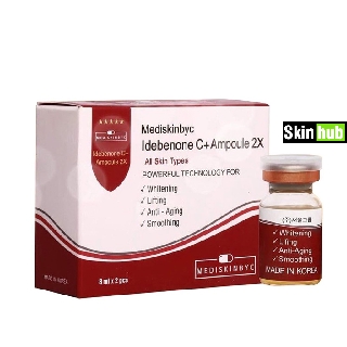 Serum tinh chất chống lão hóa, mờ tàn nhang, thâm nám Mediskinbyc Idebenone C+ Ampoule 2X - skinhub