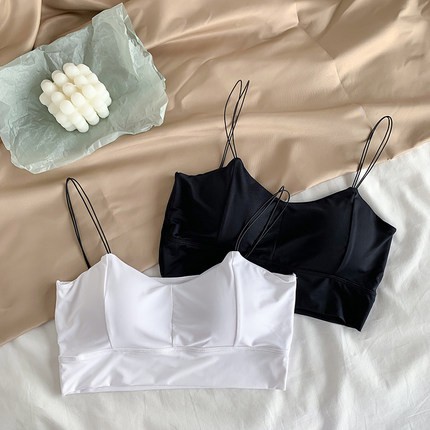 Áo Lót Bra 2 Dây Mảnh Đệm Mỏng Chất Thun Cotton Mềm Mại Thoải Mái Ôm Sát Cơ Thể Tôn Đường Cong Quyến Rũ(HY30) | BigBuy360 - bigbuy360.vn