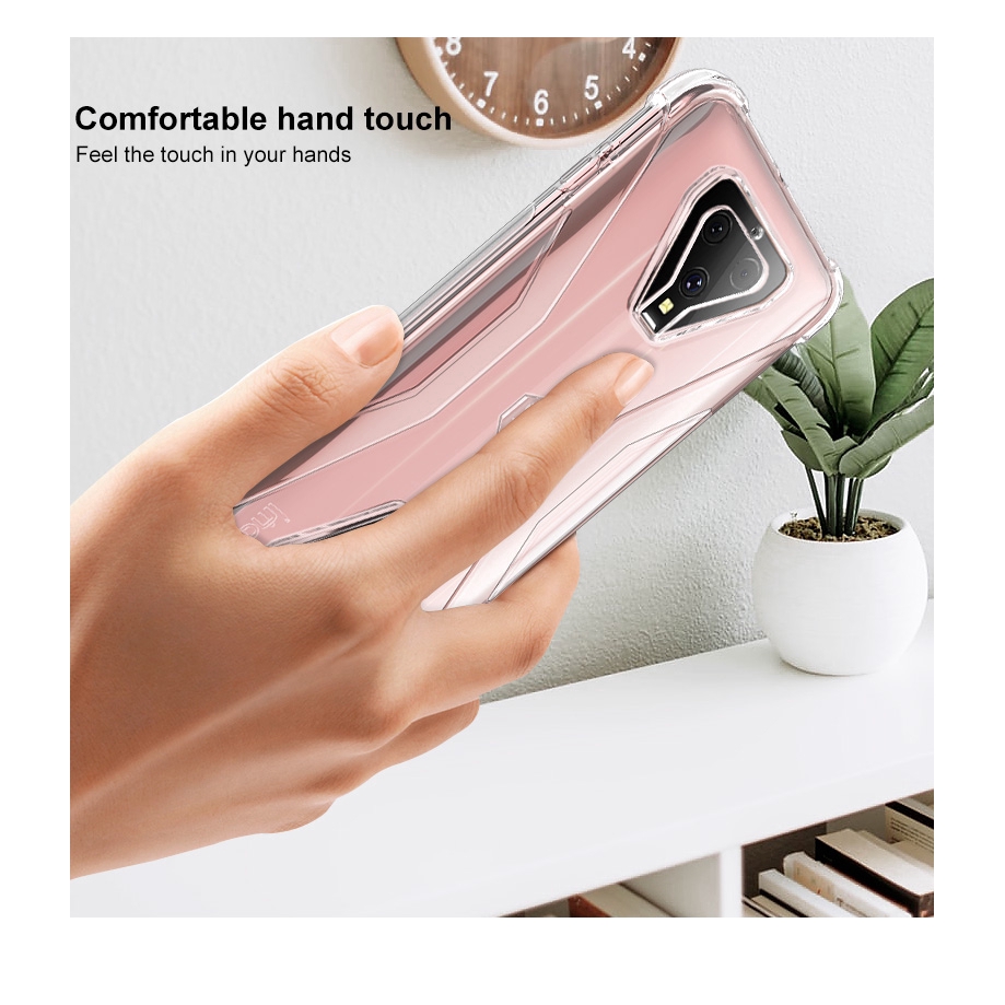 Ốp điện thoại IMAK TPU mềm chống sốc trong suốt cho Xiaomi Black Shark 3