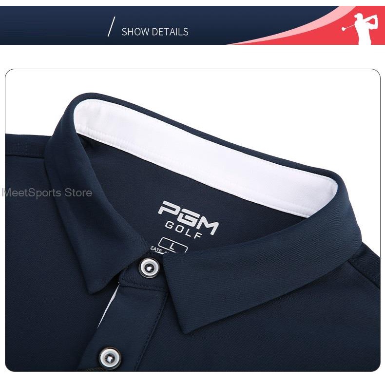Pgm Áo Thun Thể Thao Đánh golf Dài Tay Thoáng Khí Thời Trang Cho Nam