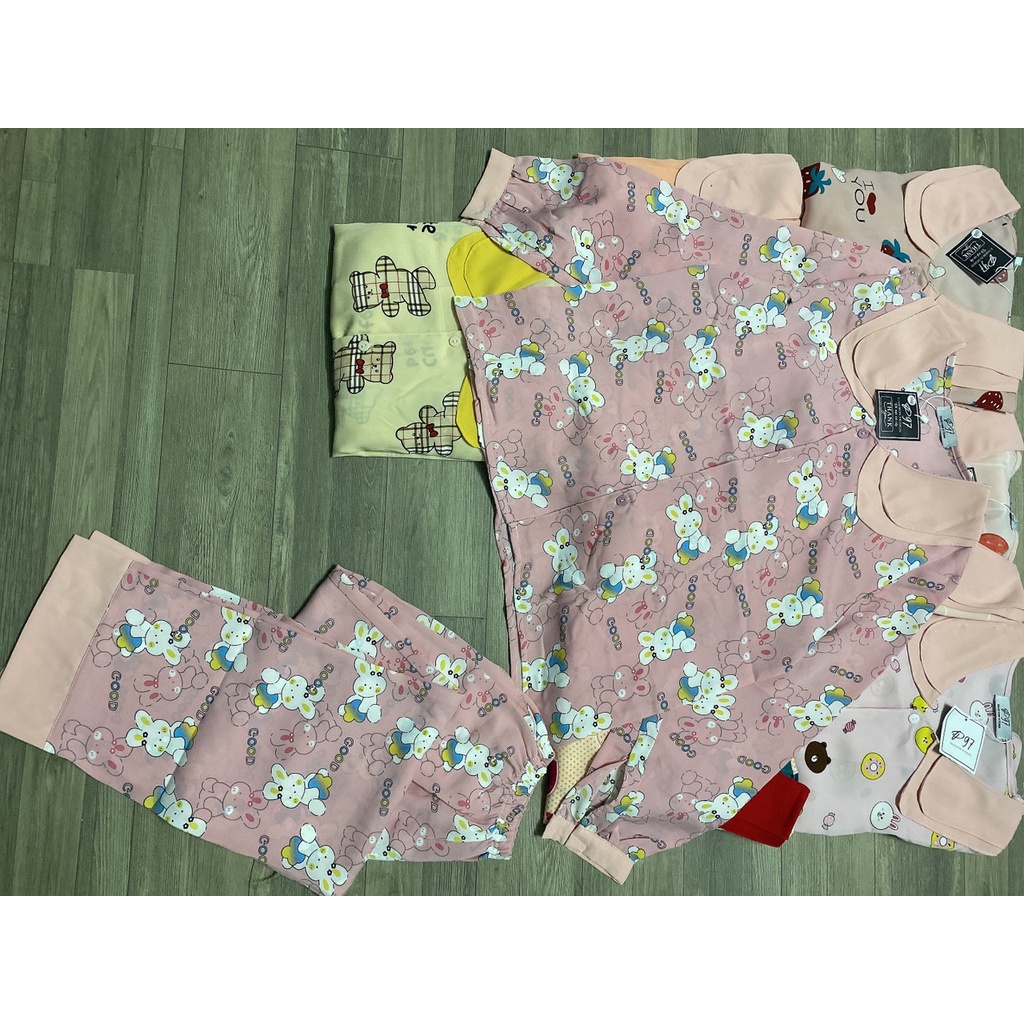 nhiều mẫu pijama nữ tay dài quần dài lụa satin cao cấp giá rẻ