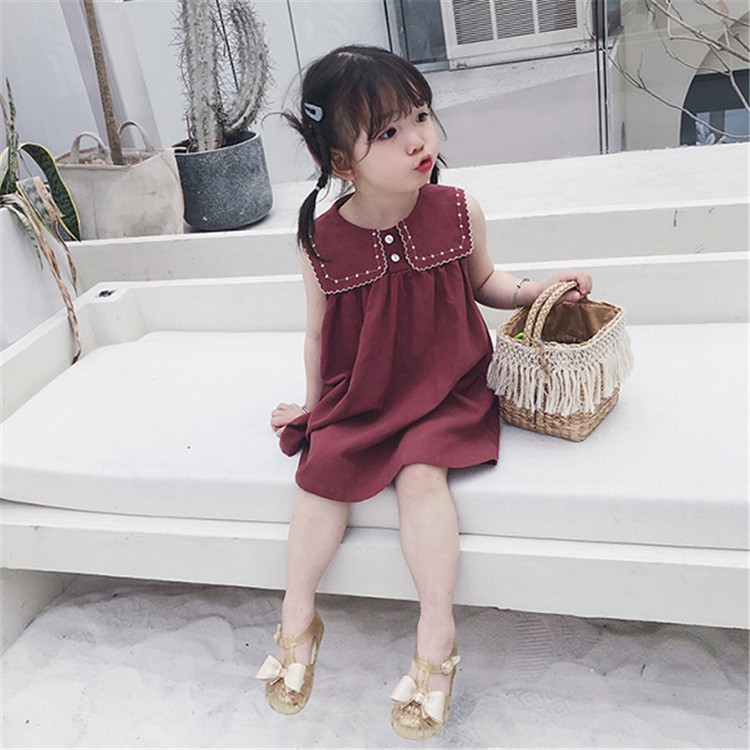 D83 váy đầm cho bé gái thời trang hè dễ thương xinh xắn phong cách công chúa