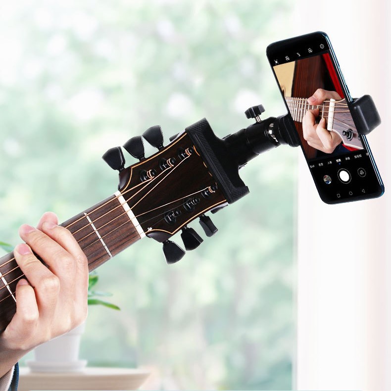 Giá đỡ điện thoại - Kẹp điện thoại quay video chơi đàn guitar góc quay thần thánh TYTYmusic