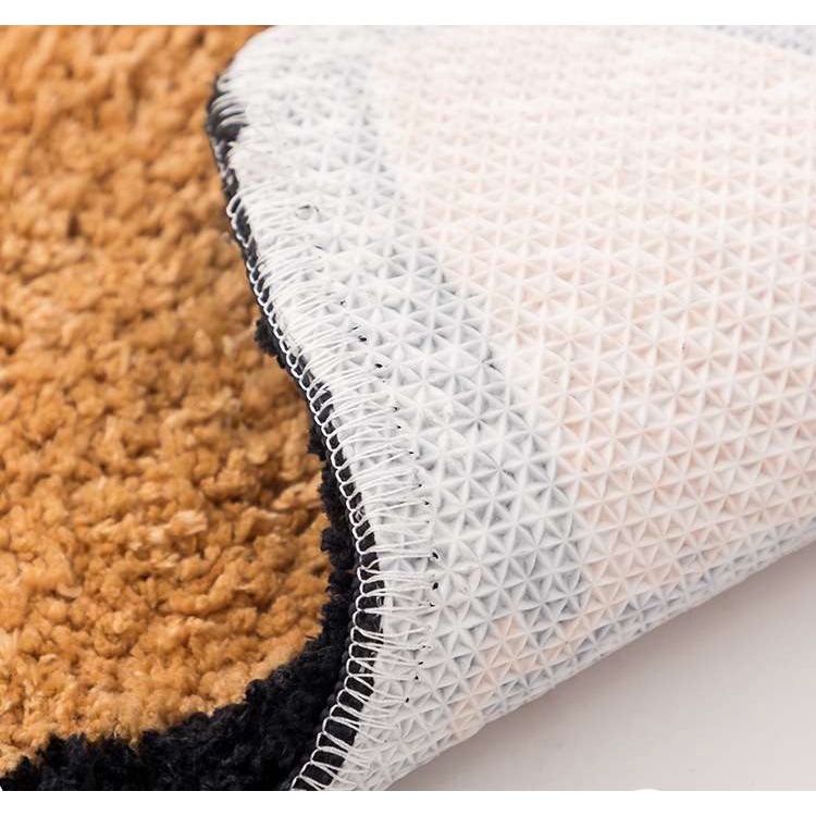 Thảm lót cửa chùi chân chống trượt thấm nước nhanh khô hình gấu nâu