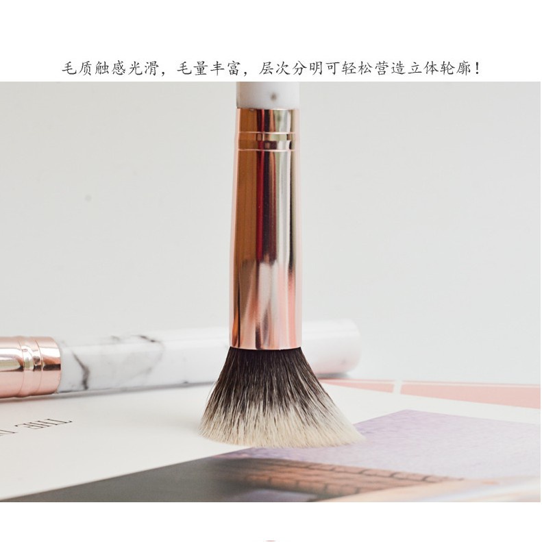 Cọ trang điểm cán vân cẩm thạch thời trang độc đáo