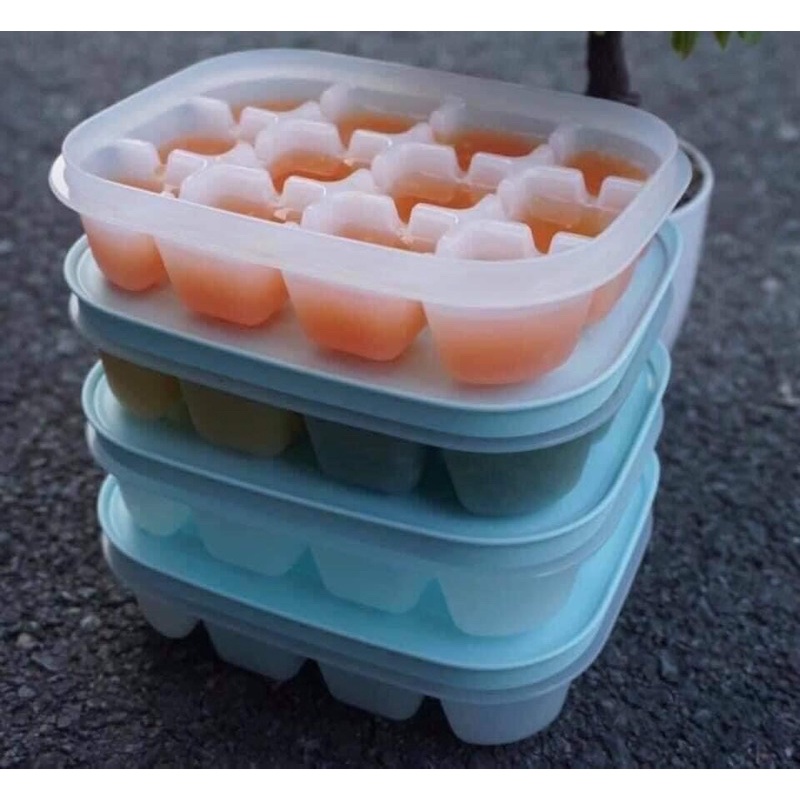 Khay Đá Ice Cube Freezermate Gen 2 Tupperware 160ml, Trữ Đông Đồ Ăn Dặm Cho Bé