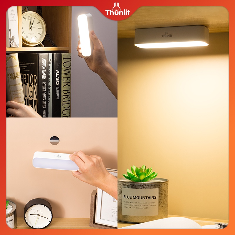 Đèn đọc sách Thunlit kiểu treo USB 1250mAh sạc được chuyển nhẹ nhàng 3 mức nhiệt độ Màu
