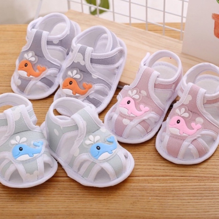 Dép tập đi đế xốp cho bé trai và bé gái