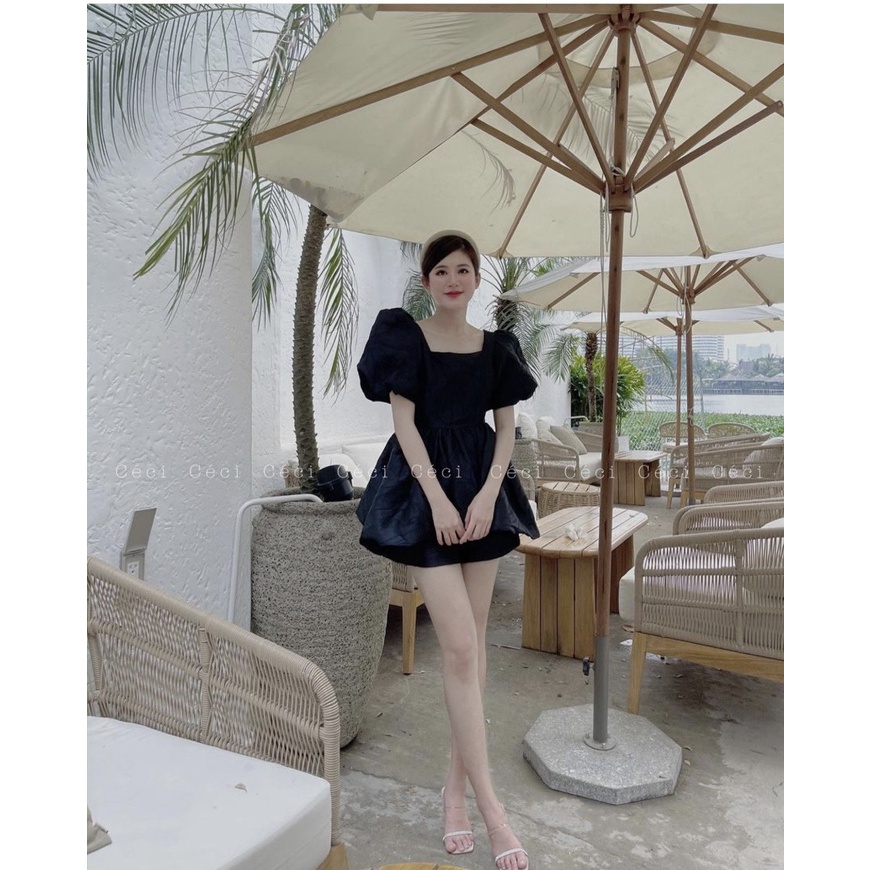 Sét dự tiệc gấm phồng xòe