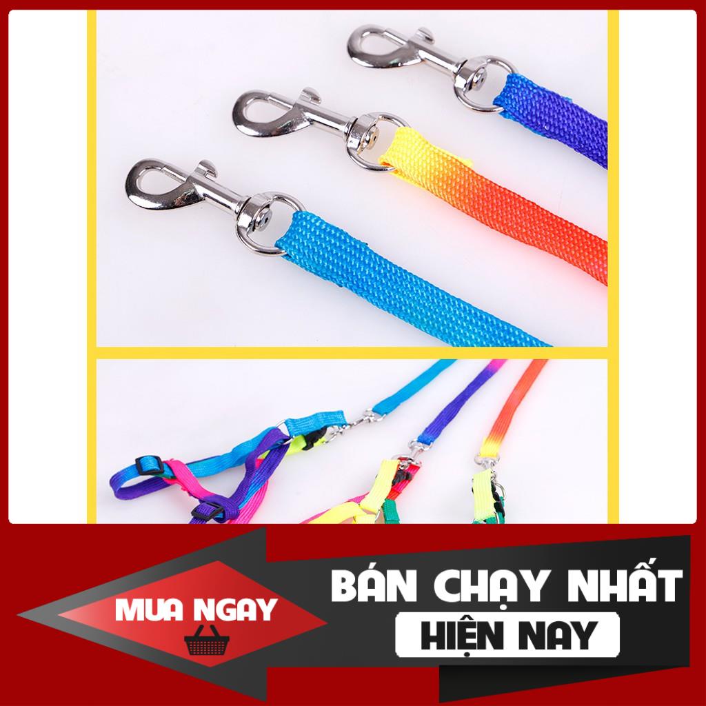 [❌GIÁ SỈ❌] Dây dắt nhỏ 7 màu + Tặng kèm yếm - Dây dắt 003 0 ❤️