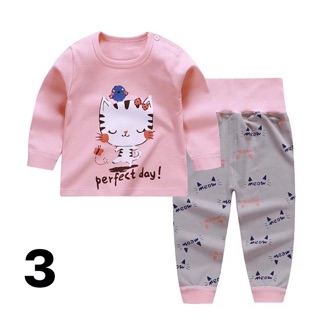 Set/ bộ cạp cao cotton dài tay