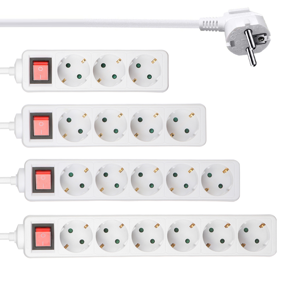 Ổ Cắm Điện Không Dây 16a 250v 1-3 4 5 6 Chiều