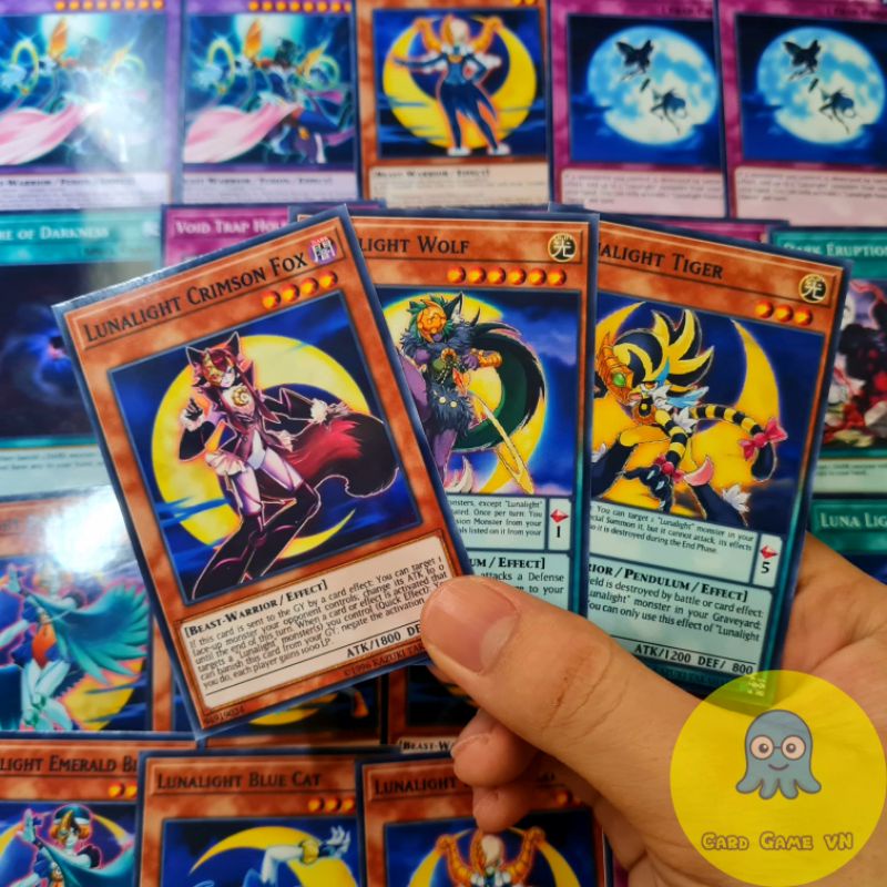 Bài YuGiOh - Bộ 63 lá bài Lunalight Celina Deck - Card Game VN