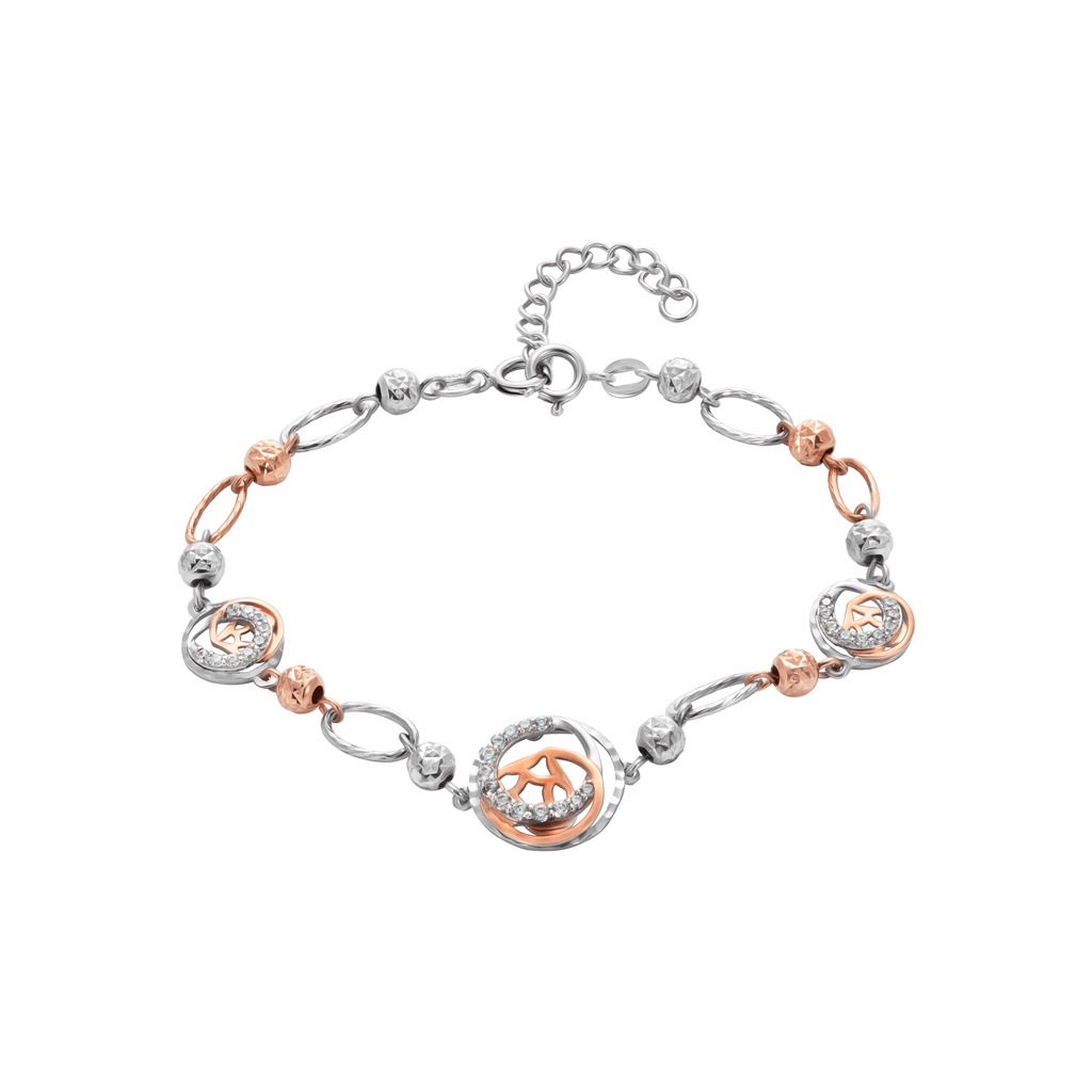 Lắc tay bạc đính đá CZ PNJSilver XMXMH000006