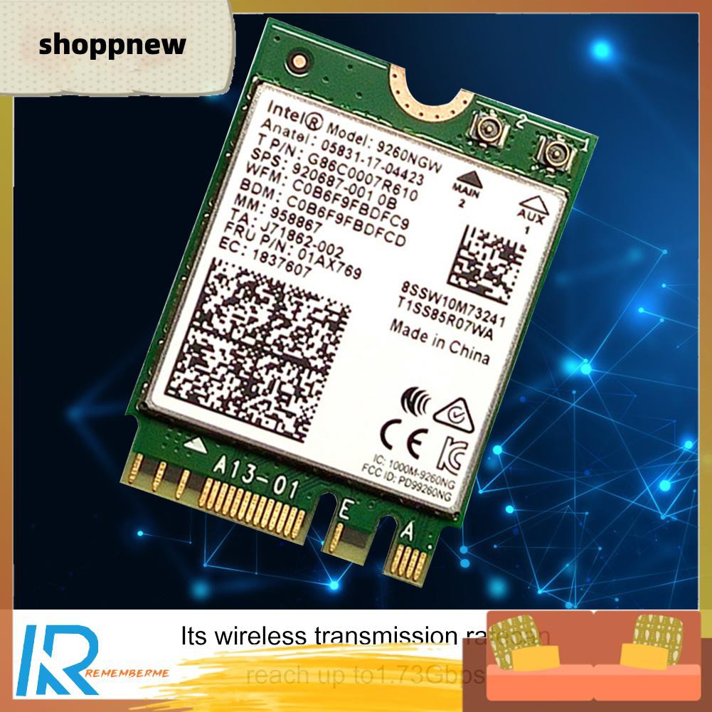 Usb Wifi Không Dây 2.4g / 5g M.2 Ngff 1.73gbps Bluetooth 5.0 Thẻ | BigBuy360 - bigbuy360.vn