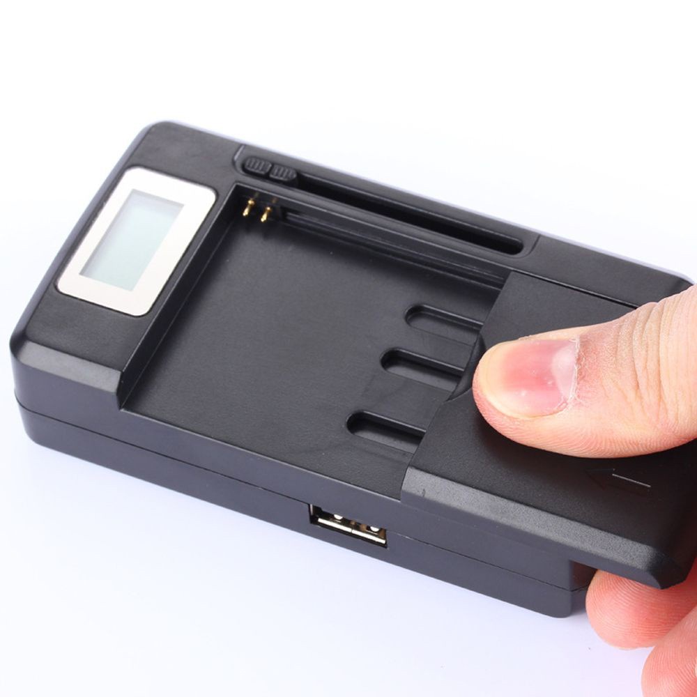 Bộ Sạc Pin Điện Thoại Di Động Có Màn Hình Lcd Hiển Thị Thông Dụng