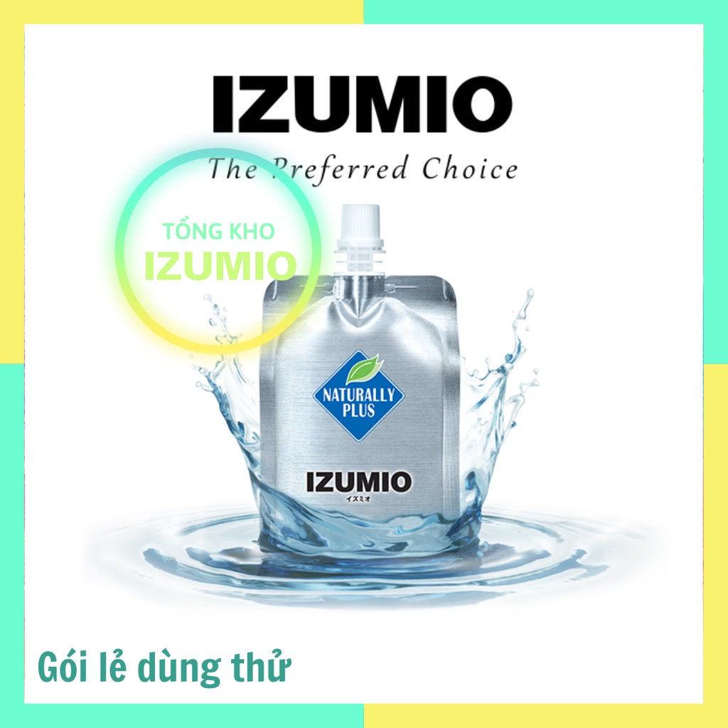 Combo 3 - 15 gói nước giàu Hydro IZUMIO - Naturally Plus Chính Hãng Nhật Bản