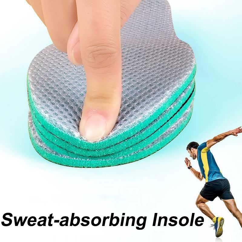 Miếng Lót Giày Bằng Xốp Lưới Thoáng Khí Thấm Hút Mồ Hôi Khử Mùi Hôi