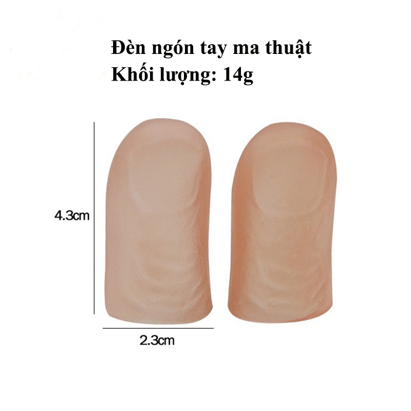 Đèn led đeo ngón tay đèn phát sáng thích hợp để biểu diễn ảo thuật đồ chơi có đèn