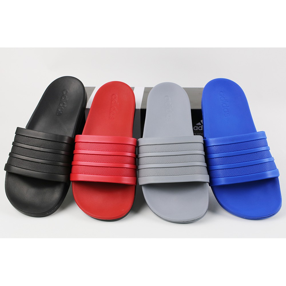 Dép quai ngang thể thao Adidas Plus siêu êm màu xanh dương hàng vnxk