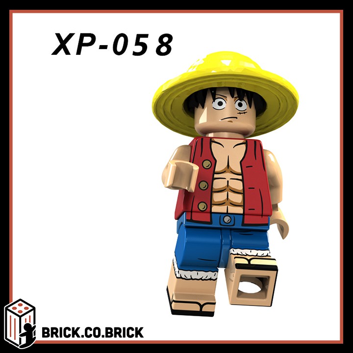 Lego One Piece Non Đồ Chơi Lắp Ráp Minifigure Mô Hình Anime Đảo Hải Tặc Luffy Ace Nico Robin Zoro Brook Sapo KT1008