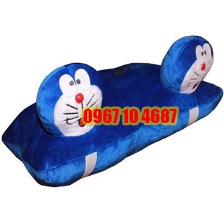 Gối xe máy 2 đầu Doremon