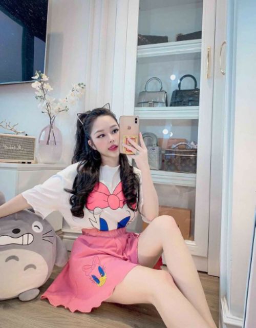 Set hoạt hình lụa xinh xắn