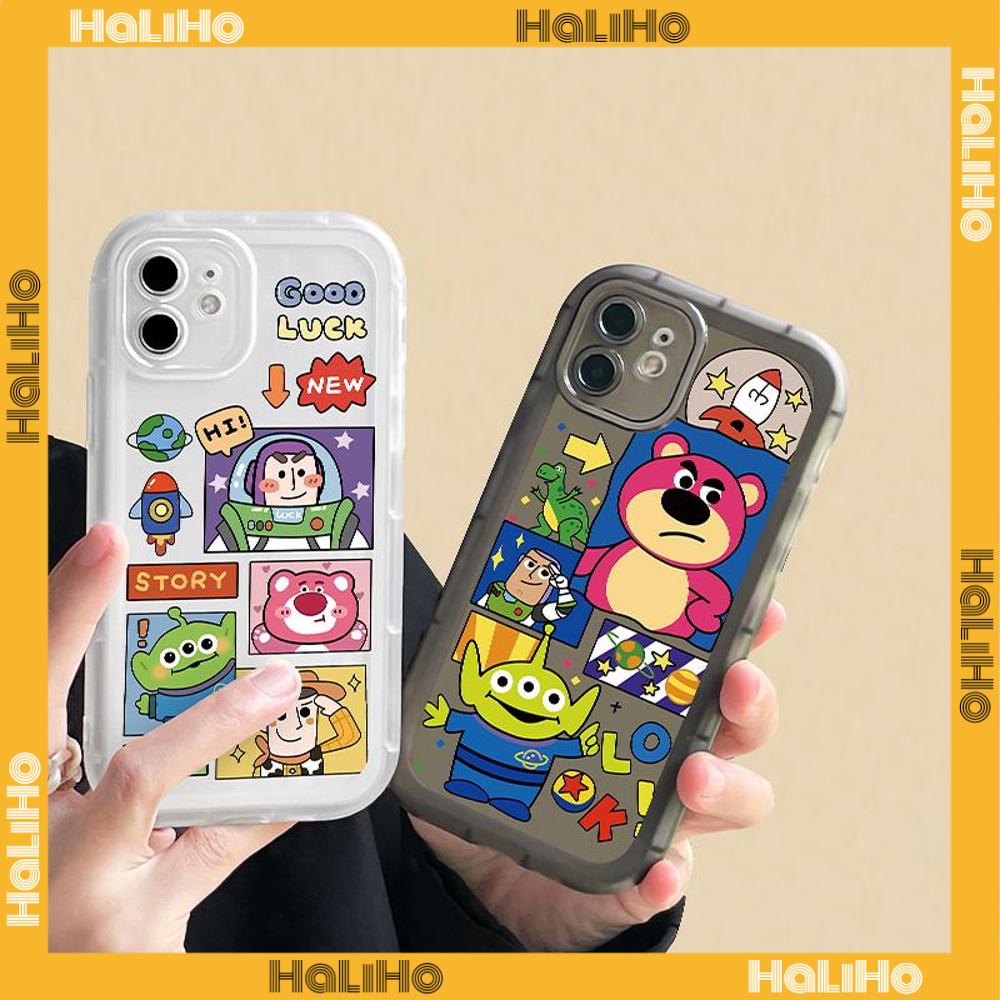 iPhone Case Silicone Soft Case Frosted Clear Case Airbag Shockproof Camera Protection Cartoon Cute Compatible For iPhone 14 Pro Max 13 Pro Max 12 Pro Max 11 Pro Max xr