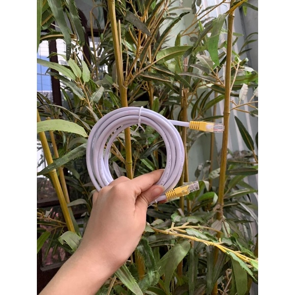 [GIẢM GIÁ] Dây Mạng Bấm Sẵn Bọc Lưới Bấm Sẵn 2 Đầu Cat5 - Máy Tính 2T