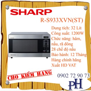 Lò vi sóng sharp r-s933xvn