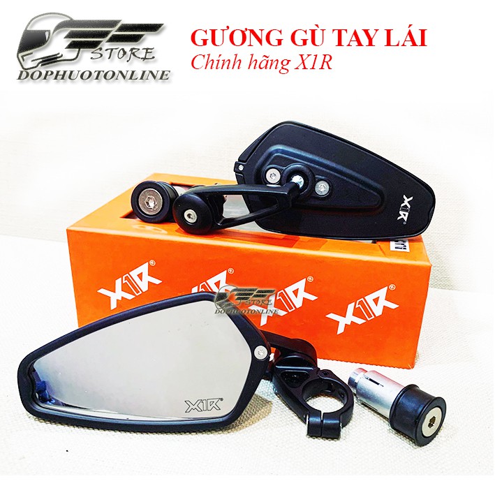Gương Gù Thái Kính Trắng - Gương gù X1R - Lắp được Chân Gương SH