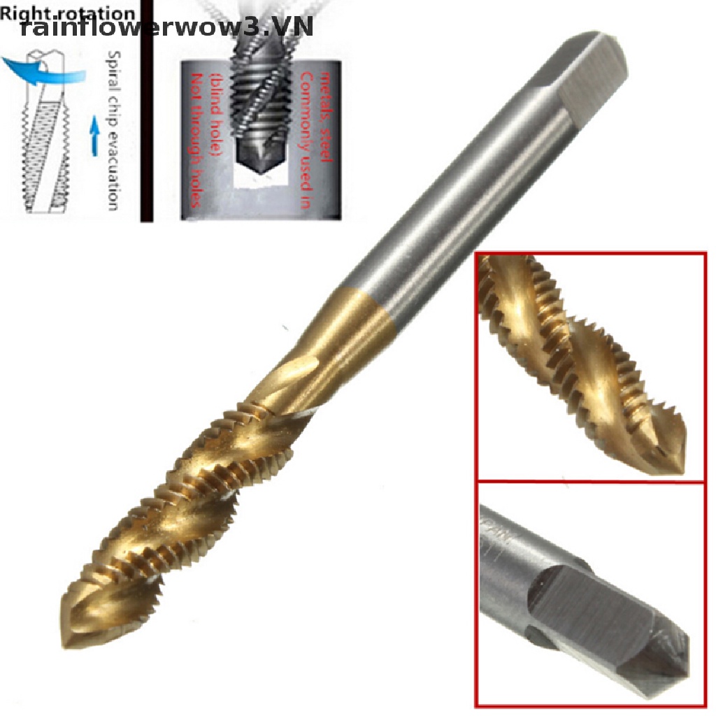 Bộ Mũi Khoan Xoắn Tốc Độ Cao Bằng Thép HSS M3 M4 M5 M6 M8