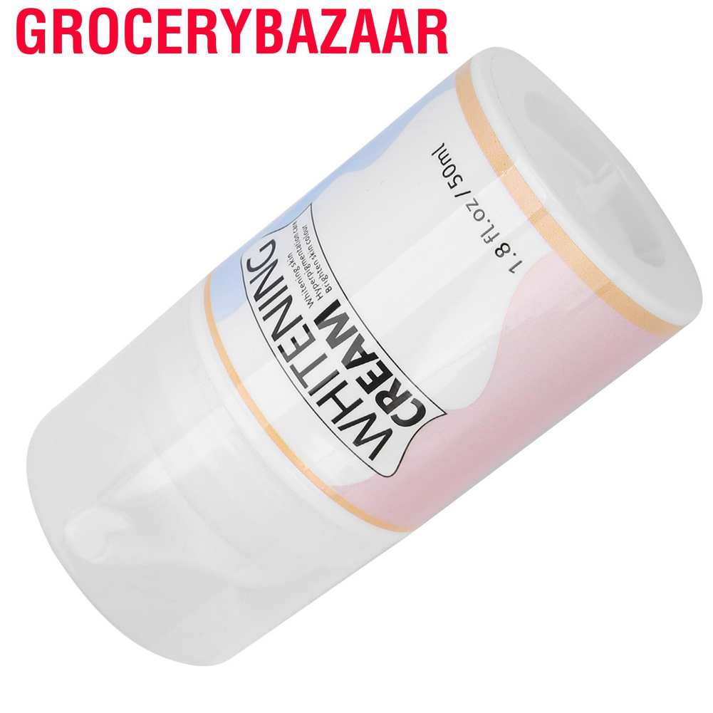 Grocerybazaar Whitening Cream Brightening Skin Tone Moisturizing Lightening for Knee Elbow Underarm 50ML