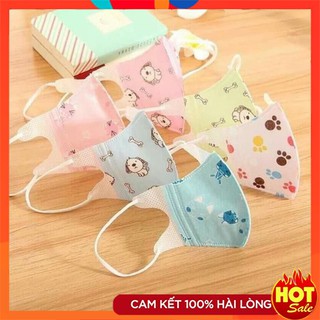Khẩu trang chống bụi cho bé,khẩu trang y tế cho bé 1 set đóng túi gồm 5 chiếc