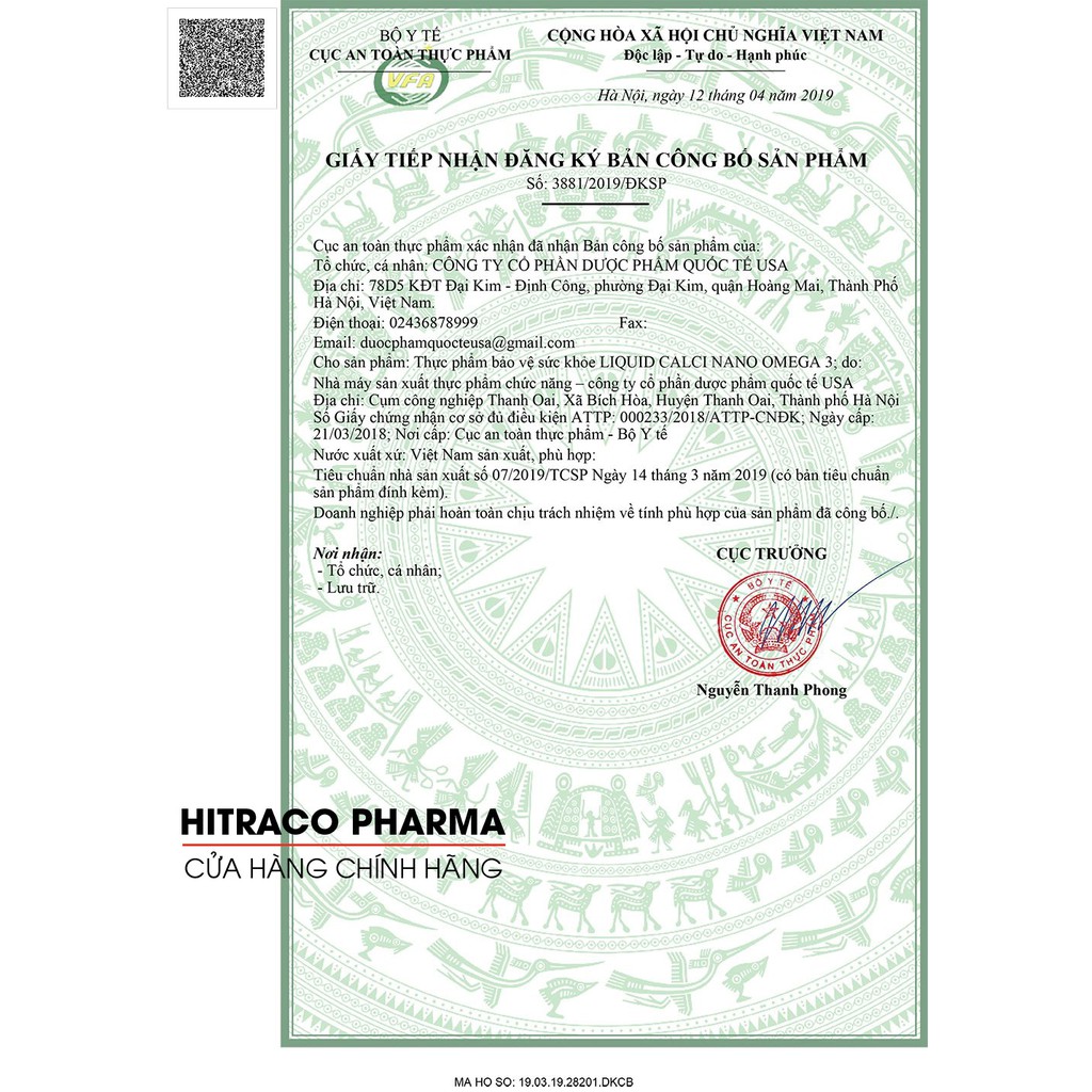 Chính hãng canxi  chắc khỏe xương, phát triển hệ xương, giảm loãng xương - Hộp 100 viên