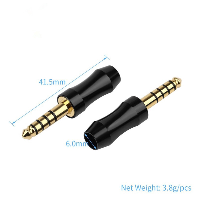 Đầu Nối Âm Thanh 3.5mm / 2.5mm / 4.4mm Bằng Hợp Kim Nhôm Mạ Vàng