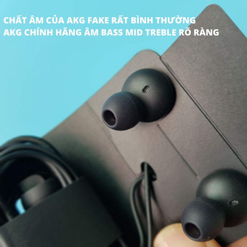 Tai nghe có dây samsung akg s10 chính hãng, tai phone gaming jack 3.5mm tặng kèm 4 núm phụ - duystore