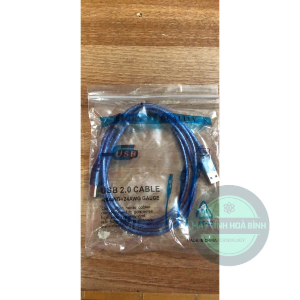 Dây cáp máy in 1,5m xanh