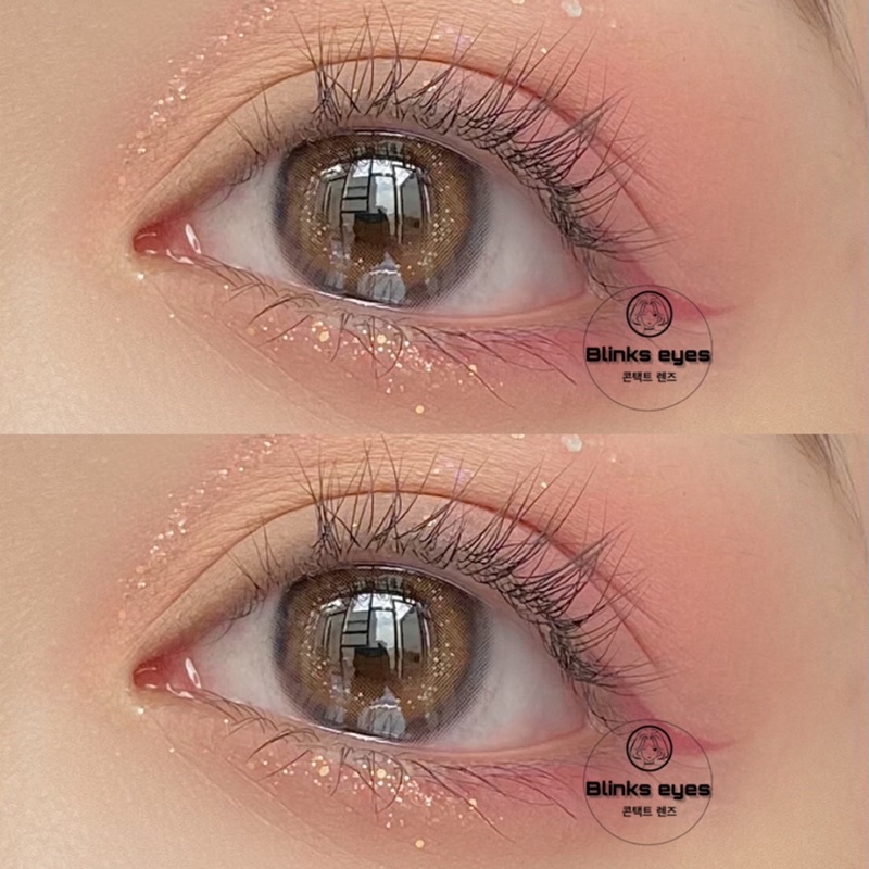 Russian brown lens [0-8 độ ]- Hydrogel Silicone lens kính áp tròng