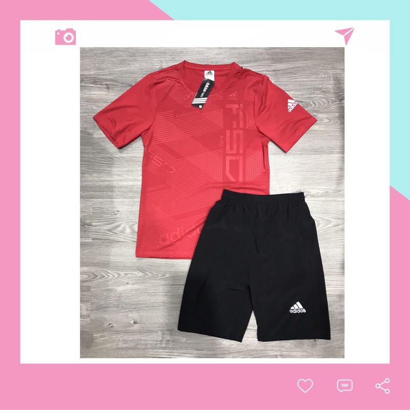 Bộ Quần Áo Thể Thao Nam Cổ Tròn Ép Vân Cao Tần F50 Siêu Đẹp | BigBuy360 - bigbuy360.vn