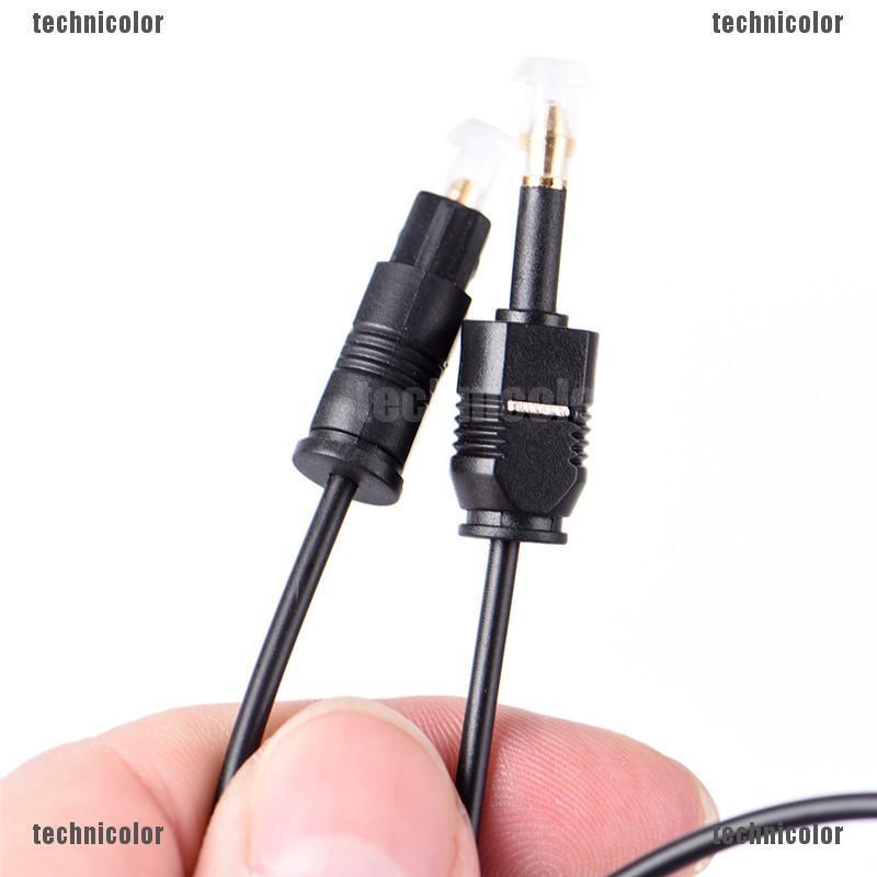 Cáp Âm Thanh Toslink Màu Đen Jack Cắm 3.5mm Dài 1m