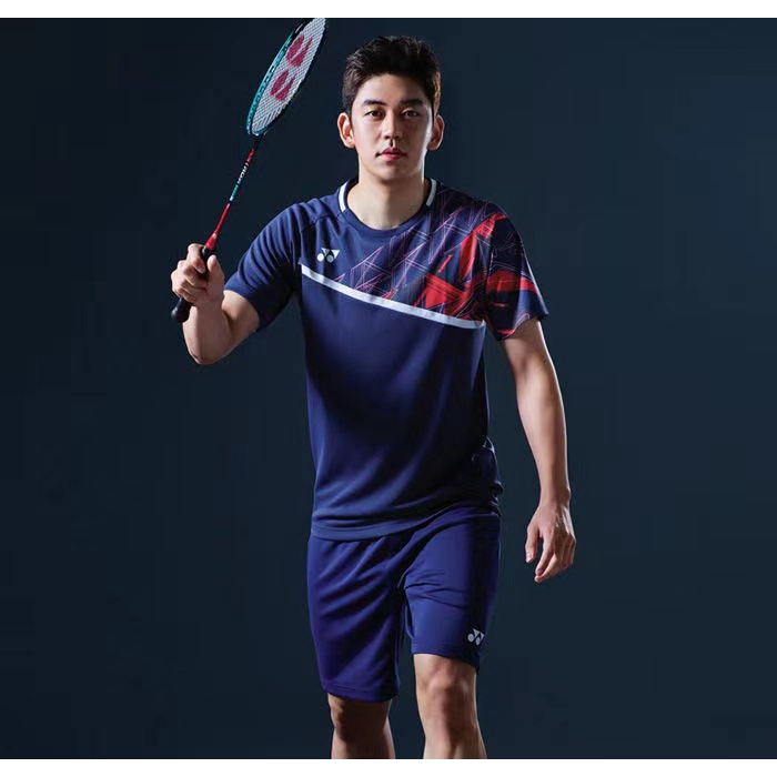 Bộ Quần Áo Thể Thao Tay Ngắn Yonex Thiết Kế Trẻ Trung Hợp Thời Trang Cho Nam Nữ