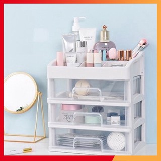 Kệ tủ đựng mỹ phẩm đồ trang điểm mini trong suốt 4 tầng Tashuan TS-5338 rất tiện lợi