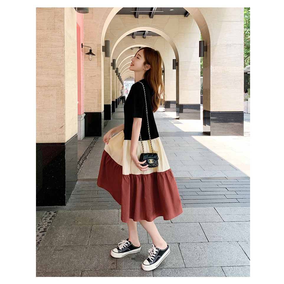 Váy Họa Tiết Cầu Vồng ⚡️ẢNH THẬT⚡️ Váy Đầm Cotton, Dáng Baby, Mùa Hè | BigBuy360 - bigbuy360.vn