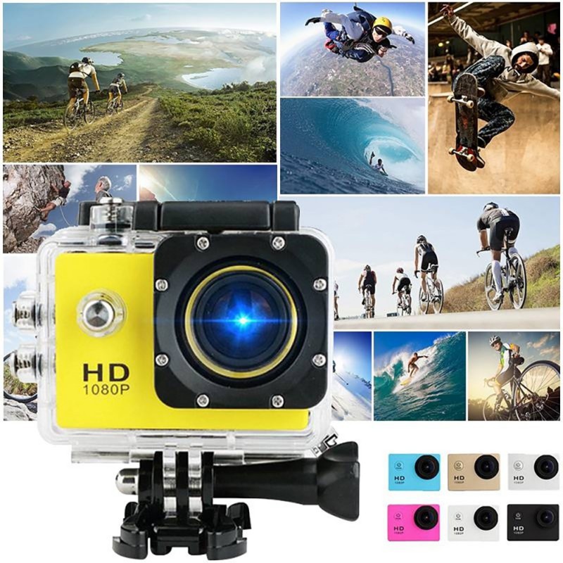 Camera Hành Trình Ultra Hd 4k 30fps Wifi 2.0-inch 170d Gắn Mũ Bảo Hiểm Chống Thấm Nước