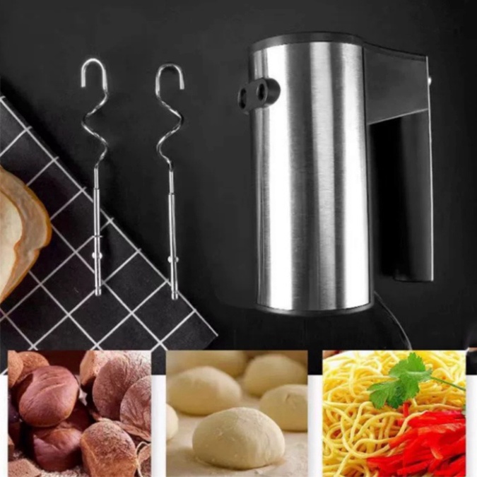 Máy đánh trứng, đánh sữa, đánh bọt cafe cầm tay công suất lớn 450W HAEGER - Hỗ trợ tăng công suất