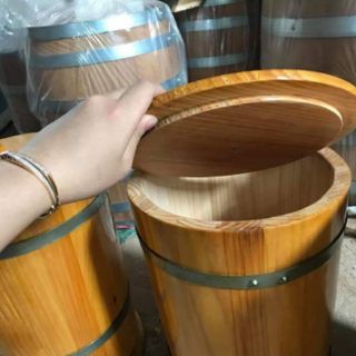 Thùng gỗ đựng gạo 10kg