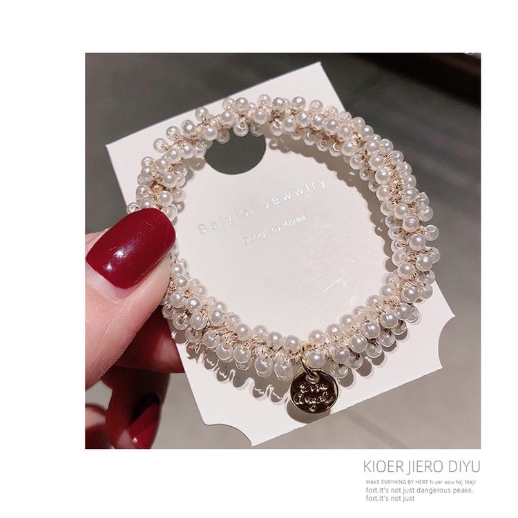 Dây buộc tóc pha lê có thể làm vòng đeo tay - Nalita shop